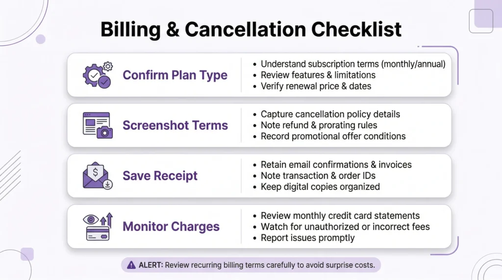 Cheaterbuster-Billing-and-cancellation-checklist