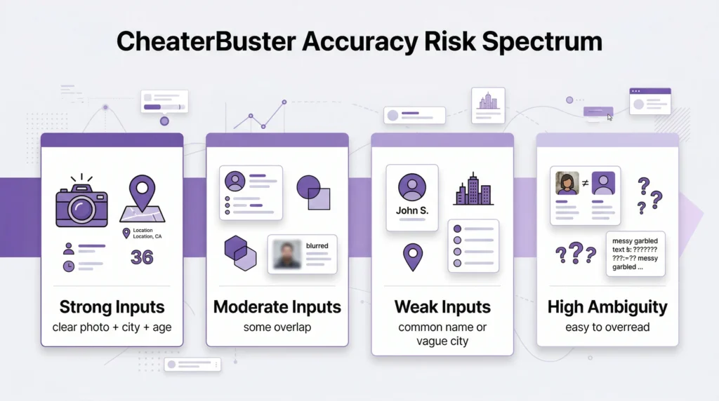 CheaterBuster-Accuracy-Risk-Spectrum-infographic