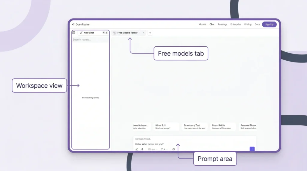 OpenRouter-Free-Models-Router-selected-screenshot